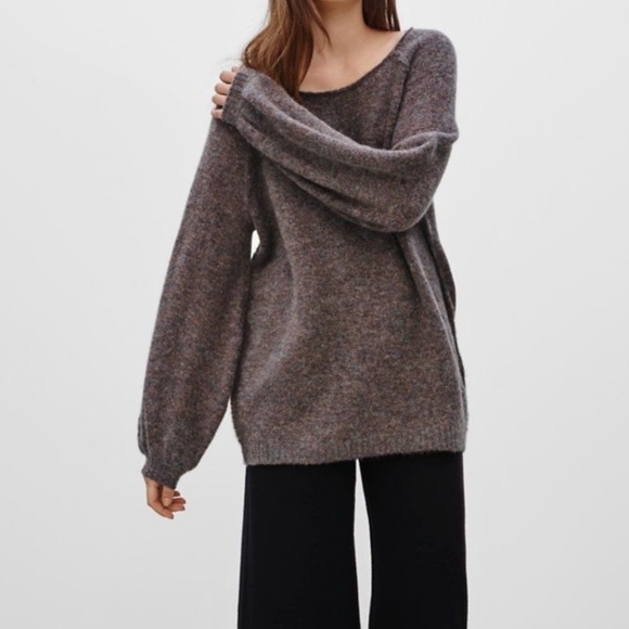 WILFRED Multicolour Chapais Puff Sleeve Sweater - Picture 3 of 12